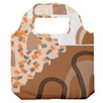 Bohemian Digital Minimalist Boho Style Geometric Abstract Art Premium Foldable Grocery Recycle Bag