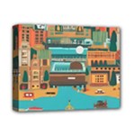 City Painting Town Urban Artwork Deluxe Canvas 14  x 11  (Stretched)