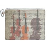 Music Notes Score Song Melody Classic Classical Vintage Violin Viola Cello Bass Canvas Cosmetic Bag (XXL)