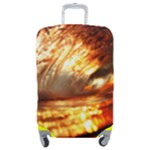 Wave Art Mood Water Sea Beach Luggage Cover (Medium)