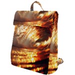 Wave Art Mood Water Sea Beach Flap Top Backpack