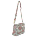 Bear Cartoon Pattern Strawberry Rainbow Nature Animal Cute Design Shoulder Bag with Back Zipper