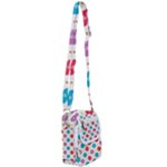 Abstract Art Pattern Colorful Artistic Flower Nature Spring Shoulder Strap Belt Bag