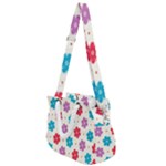 Abstract Art Pattern Colorful Artistic Flower Nature Spring Rope Handles Shoulder Strap Bag
