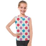 Abstract Art Pattern Colorful Artistic Flower Nature Spring Kids  Mesh Tank Top