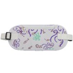 Fish Lilies Sea Aquatic Flowers Algae Bubble Animal Wildlife Nature Ocean Rounded Waist Pouch