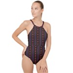 Beautiful Digital Graphic Unique Style Standout Graphic High Neck One Piece Swimsuit
