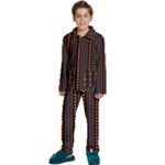 Beautiful Digital Graphic Unique Style Standout Graphic Kids  Long Sleeve Velvet Pajamas Set