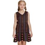 Beautiful Digital Graphic Unique Style Standout Graphic Kids  Sleeveless Tiered Mini Dress