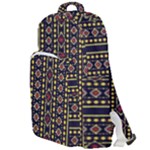 Background Art Pattern Design Double Compartment Backpack
