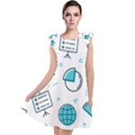 Pattern Business Graphics Seamless Background Texture Desktop Design Concept Geometric Tie Up Tunic Dress