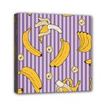Pattern Bananas Fruit Tropical Seamless Texture Graphics Mini Canvas 6  x 6  (Stretched)