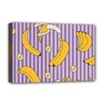 Pattern Bananas Fruit Tropical Seamless Texture Graphics Deluxe Canvas 18  x 12  (Stretched)