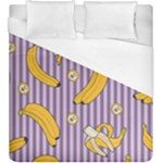 Pattern Bananas Fruit Tropical Seamless Texture Graphics Duvet Cover (King Size)