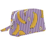 Pattern Bananas Fruit Tropical Seamless Texture Graphics Wristlet Pouch Bag (Large)