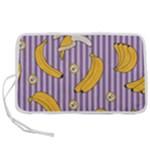 Pattern Bananas Fruit Tropical Seamless Texture Graphics Pen Storage Case (S)