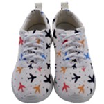 Airplane Pattern Plane Aircraft Fabric Style Simple Seamless Mens Athletic Shoes