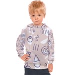 Abstract Leaf Nature Natural Beautiful Summer Pattern Kids  Hooded Pullover