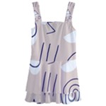 Abstract Leaf Nature Natural Beautiful Summer Pattern Kids  Layered Skirt Swimsuit