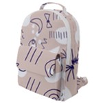 Abstract Leaf Nature Natural Beautiful Summer Pattern Flap Pocket Backpack (Small)