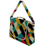 Geometric Pattern Retro Colorful Abstract Box Up Messenger Bag
