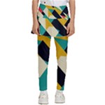 Geometric Pattern Retro Colorful Abstract Kids  Skirted Pants
