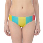 Colorful Rainbow Pattern Digital Art Abstract Minimalist Minimalism Hipster Bikini Bottoms