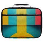 Colorful Rainbow Pattern Digital Art Abstract Minimalist Minimalism Full Print Lunch Bag
