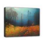 Wildflowers Field Outdoors Clouds Trees Cover Art Storm Mysterious Dream Landscape Canvas 10  x 8  (Stretched)