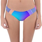 Circle Colorful Rainbow Spectrum Button Gradient Reversible Hipster Bikini Bottoms