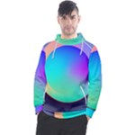 Circle Colorful Rainbow Spectrum Button Gradient Men s Pullover Hoodie
