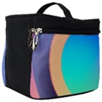 Circle Colorful Rainbow Spectrum Button Gradient Make Up Travel Bag (Big)
