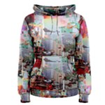Digital Computer Technology Office Information Modern Media Web Connection Art Creatively Colorful C Women s Pullover Hoodie