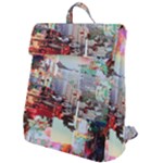 Digital Computer Technology Office Information Modern Media Web Connection Art Creatively Colorful C Flap Top Backpack