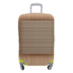 Wooden Wickerwork Texture Square Pattern Luggage Cover (Small)