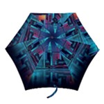 Digital Art Artwork Illustration Vector Buiding City Mini Folding Umbrellas