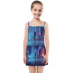 Digital Art Artwork Illustration Vector Buiding City Kids  Summer Sun Dress