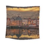 Old Port Of Maasslui Netherlands Square Tapestry (Small)
