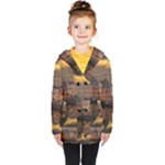 Old Port Of Maasslui Netherlands Kids  Double Breasted Button Coat