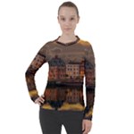 Old Port Of Maasslui Netherlands Women s Pique Long Sleeve T-Shirt