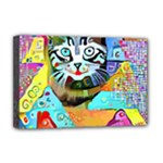 Kitten Cat Pet Animal Adorable Fluffy Cute Kitty Deluxe Canvas 18  x 12  (Stretched)