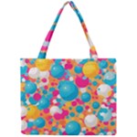 Circles Art Seamless Repeat Bright Colors Colorful Mini Tote Bag