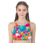Circles Art Seamless Repeat Bright Colors Colorful Tank Bikini Top
