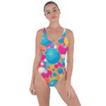 Circles Art Seamless Repeat Bright Colors Colorful Bring Sexy Back Swimsuit