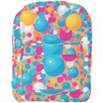 Circles Art Seamless Repeat Bright Colors Colorful Full Print Backpack