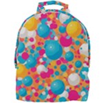 Circles Art Seamless Repeat Bright Colors Colorful Mini Full Print Backpack