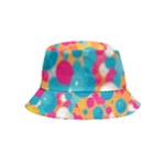 Circles Art Seamless Repeat Bright Colors Colorful Bucket Hat (Kids)