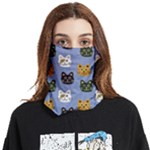 Cat Cat Background Animals Little Cat Pets Kittens Face Covering Bandana (Two Sides)