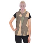 Abstract Texture, Retro Backgrounds Women s Button Up Vest