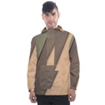 Abstract Texture, Retro Backgrounds Men s Front Pocket Pullover Windbreaker